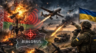 Ukraina niszczy zaplecze sterowania atakami na Białorusi