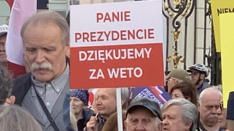 Adam Borowski po wecie SAFE: Obronimy Pana Prezydenta [Zdjęcia]