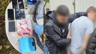 Przestępca ukrywał się z żoną i niemowlęciem na ogródkach działkowych