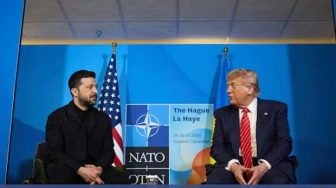 Zełenski i Trump rozmawiali w Hadze - „Długie i merytoryczne spotkanie o pokoju”