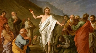 Chrystus Zmartwychwstał! Prawdziwie Zmartwychwstał. Alleluja!