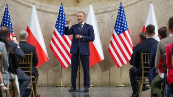 „Jako Prezydent Polski czuję dumę”. Karol Nawrocki spotkał się s Polonią w  Dallas