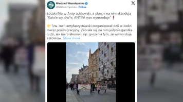 „Katole wy ch**e, ANTIFA was wymorduje”. Dopiero teraz sprawą zajmą się służby!