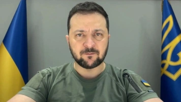 Zmasowany atak na Ukrainę. Zełenski: Rosjanie użyli Oriesznika