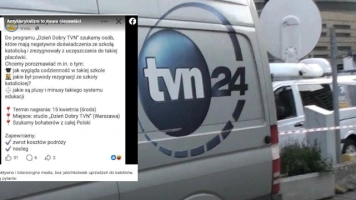 Tak TVN buduje „obiektywny” przekaz o Kościele. „Szukamy osób, które mają negatywne doświadczenia…”