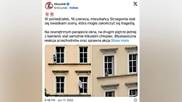 O krok od tragedii w Strzegomiu. 3-latek na parapecie, matka… pod wpływem alkoholu