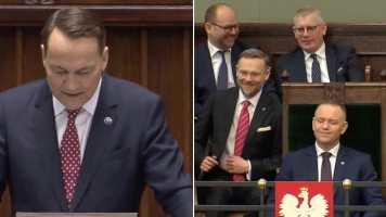 Exposé szefa MSZ. W tym momencie ministrowie nie potrafili powstrzymać śmiechu