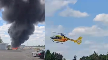 [Wideo] Śmierć dwóch osób w katastrofie awionetki na Bemowie
