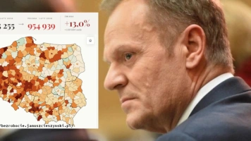 Kuźmiuk: Interaktywna mapa bezrobocia – podsumowanie 2 lat rządów Tuska