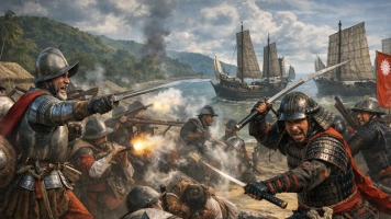 Starcie światów u wybrzeży Filipin. Garstka Hiszpanów pokonała setki samurajów