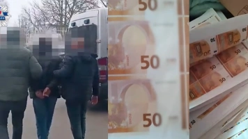 Zabezpieczono ponad 13 tysięcy podrobionych banknotów euro – zatrzymany 50-latek [Wideo]