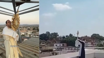 W Meksyku księża Najświętszym Sakramentem błogosławili z dachów sterroryzowaną ludność