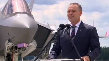 "Nie ugięli się pod presją”. Nawrocki dziękuje autorom programu F-35 [Wideo]