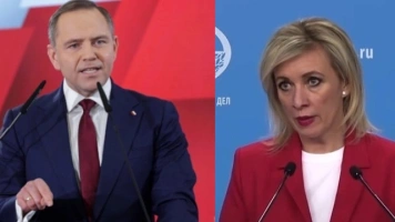 Zacharowa atakuje prezydenta Nawrockiego po przemówieniu w Auschwitz