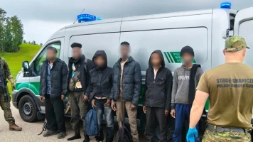 22 osoby zatrzymane na granicy z Litwą