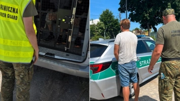 Udawał kuriera żywności, a przewoził migrantów