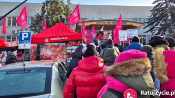 Różaniec kontra megafony. Burzliwa pikieta pro-life pod szpitalem w Gdańsku