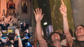 Taniec między grobami. Proboszcz z Polski otwiera kościół na „silent disco”