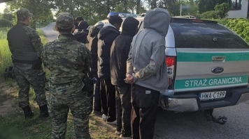 Z Litwy do Polski wbrew przepisom – zatrzymano 14 nielegalnych migranów