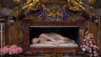 Święta Cecylia szczególnie czczona na Zatybrzu