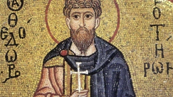 Święty Teodor. Żołnierz spalony żywcem za odmowę złożenia ofiary pogańskim bożkom