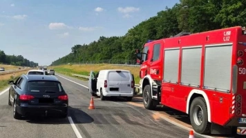 Upały uszkodziły ekspresówkę. S17 do Warszawy zamknięta