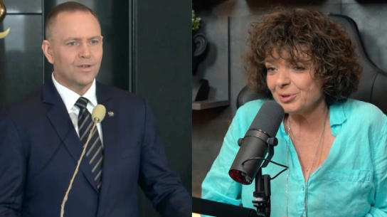 Żenujący występ Grocholi. Jastrzębowski sprowadza literatkę do parteru