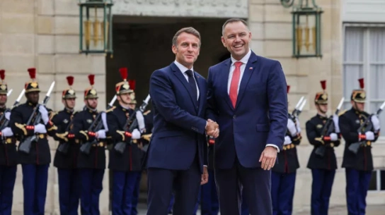 „To wbrew interesowi Polski”. Leśkiewicz o zablokowaniu przez Tuska spotkania Nawrockiego z Macronem