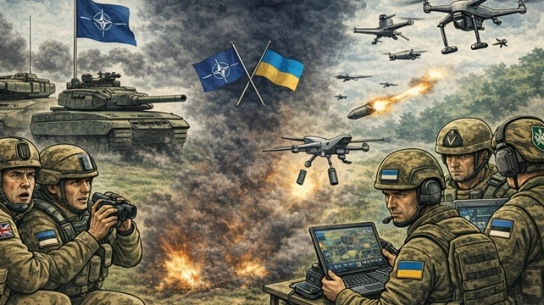 Susujew: Ukraińsko-estońska kompania dronowa (ok.120 żołnierzy) rozbiła w pół dnia 2 bataliony NATO