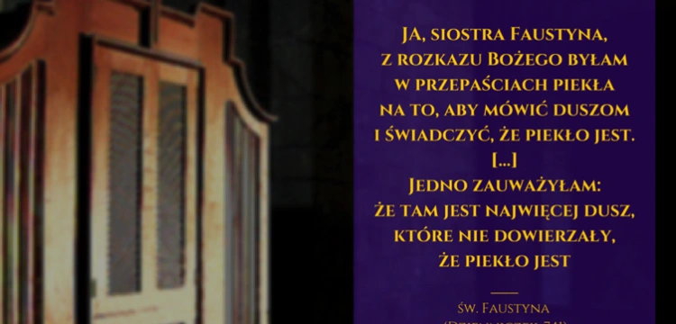 CZŁOWIEKU! Idź do Spowiedzi czym prędzej!