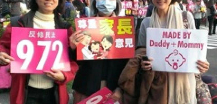 Tajwańczycy przeciwko małżeństwom homoseksualnym