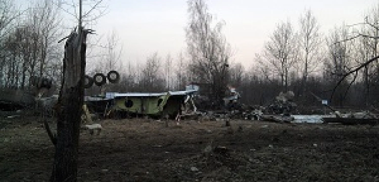 Kluczowe zdjęcia komisji Laska powstały po zniszczeniu wraku przez Rosjan