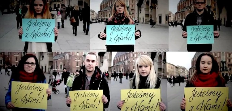 "Wolność jest w waszych sercach". Młodzież z Krakowa odpowiada na film Ukrainki