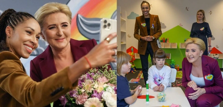 "Pani Agata Duda bardzo dużo pomaga" – dziennikarka zachwycona działaniami Pierwszej Damy