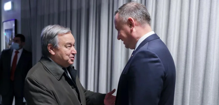 Prezydent Andrzej Duda spotkał się z Sekretarzem Generalnym ONZ