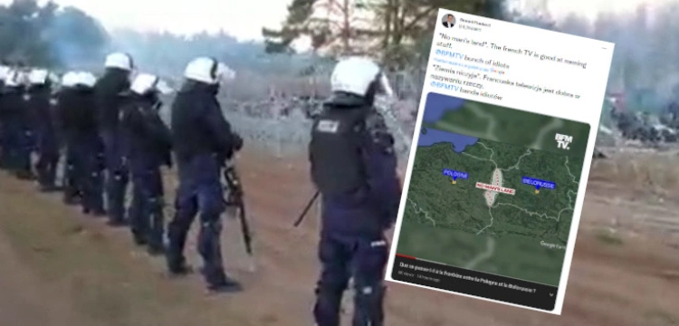 Kompromitacja największej francuskiej telewizji. Nazwała pas przygranicznego terytorium Polski – „ziemią niczyją”