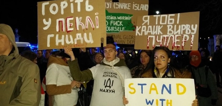 Foto. Wideo. Kluby Gazety Polskiej Solidarne z Ukrainą. Studenci Politechniki również