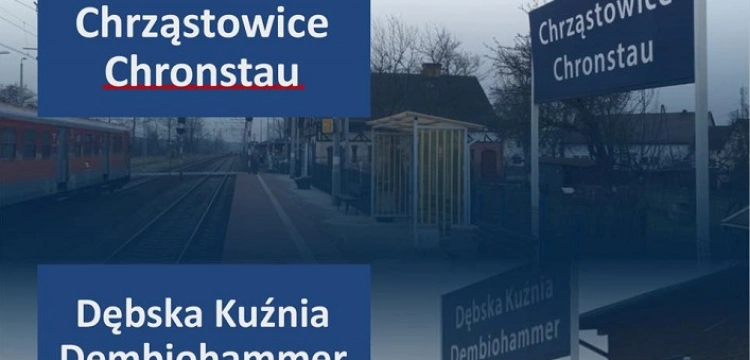 Tu jest Polska. Poseł Kowalski chce usunięcia niemieckich nazw stacji PKP
