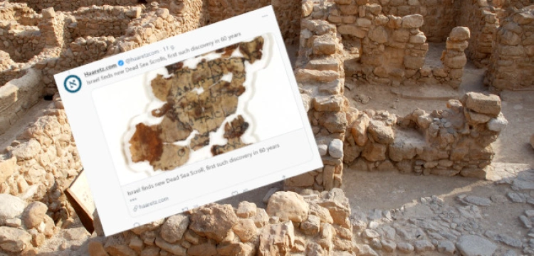 Wspaniały dzień dla archeologii biblijnej! Odkryto kolejny rękopis z Qumran