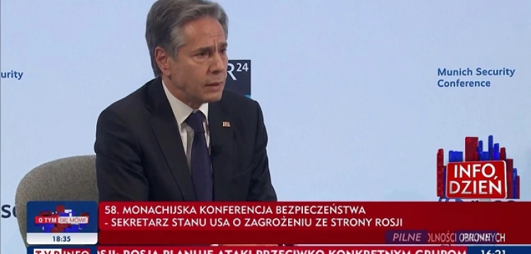 Blinken o sytuacji w Donbasie: USA od dawna ostrzegały o stwarzaniu przez Rosję pretekstu do ataku na Ukrainę