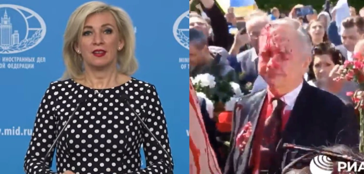 Andriejew oblany farbą w Warszawie. Kreml: To atak neonazistów 