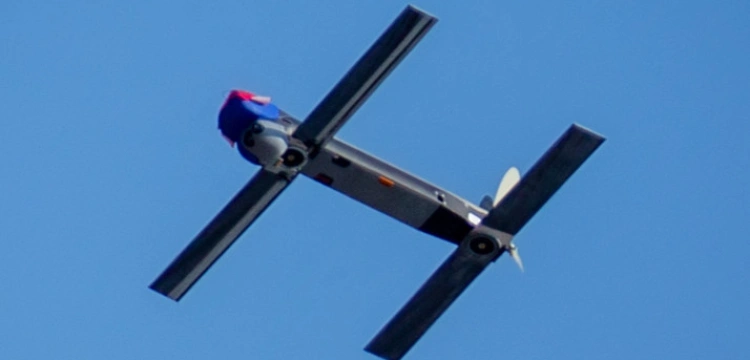 Dron kamikadze w akcji. Ukraińcy pokazali nagranie