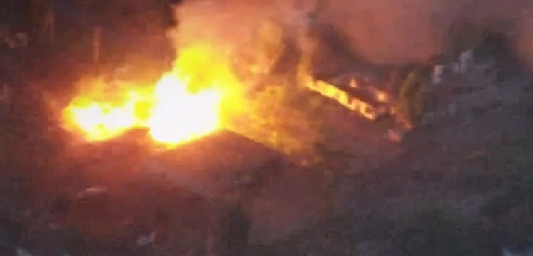 Rosyjski magazyn amunicji w płomieniach! Skuteczny atak ukraińskiej artylerii