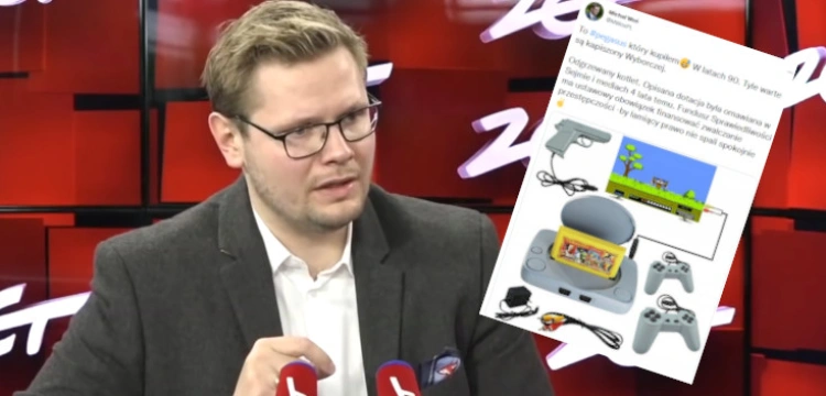 Michał Woś kpi z rewelacji ,,Wyborczej’’ i chwali się pegasusem, którego naprawdę kupił