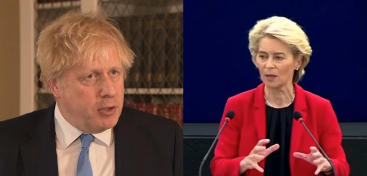 ,,Można robić więcej’’. Johnson surowo podsumował działania KE ws. Ukrainy 