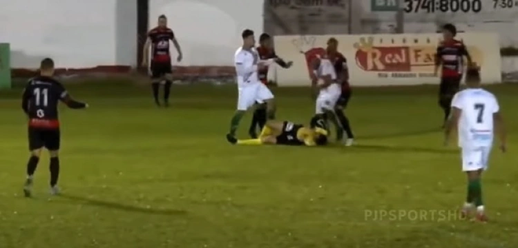 [Wideo] Brazylia. Brutalne pobicie arbitra. Zawodnik odpowie za usiłowanie zabójstwa