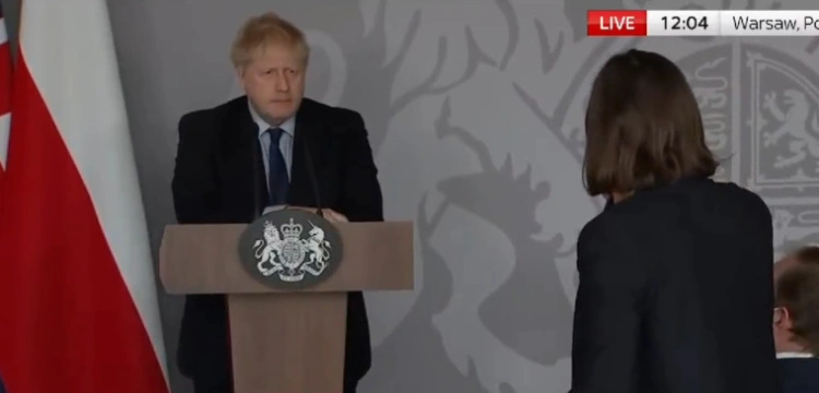 Ukraińska dziennikarka do Johnsona: NATO boi się stanąć w naszej obronie 