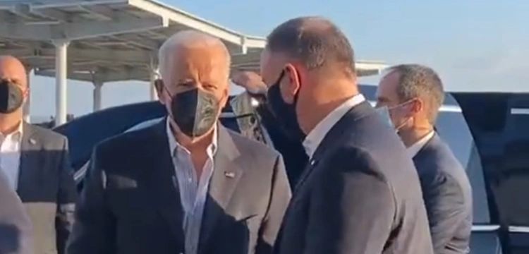 Andrzej Duda powitał Joe Bidena. Rozpoczęło się spotkanie 