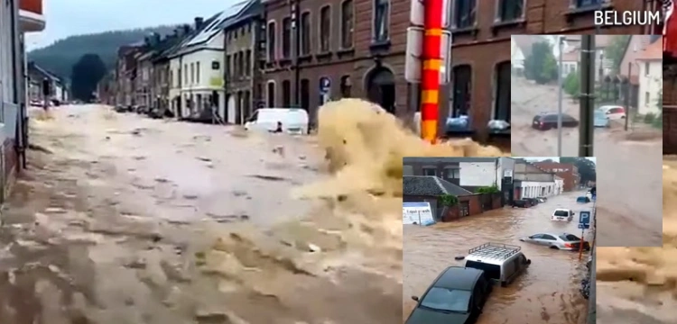 [Wideo] Belgia. Krytyczna sytuacja powodziowa. Na ewakuację czeka też 65 polskich dzieci