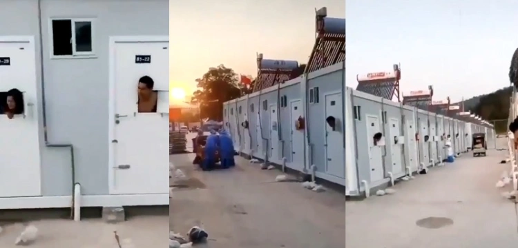 [Wideo] Szokujące. Chiny. Obozy koncentracyjne dla chorych na Covid-19
